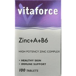 Vitaforce Zinc+a+b6 Tablets 100 Tablets