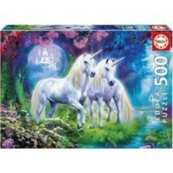 Educa Unicorns In The Forest 500 Piece Puzzle