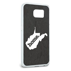 West Virginia Wv Home State Protective Case For Samsung Galaxy S6 - Textured Dark Grey Gray