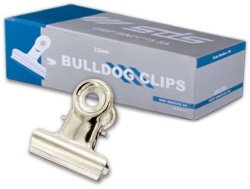 SDS 22MM Bulldog Clips - Box Of 12