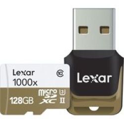 Lexar 128gb Microsdhc Uhs-ii Microsdxc Class 10 Memory Card Professional 1000x Microsdxc