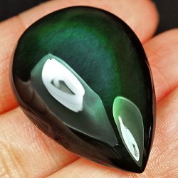 Reference Point: Ultra Rare Huge 49.60 Carat Mexican Rainbow Obsidian