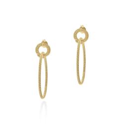 Lula Small Circle Hoops - 18KT Yellow Gold Vermeil