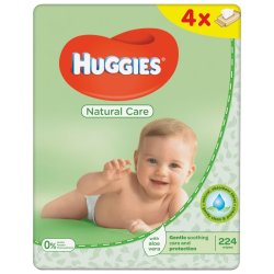Huggies Natural Wipes 4X56S