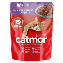 Catmor Cat Food Adult Liver Jelly 70G