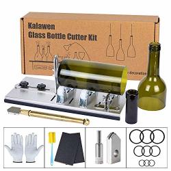 Glass Bottle Cutter, Upgraded Bottle Cutting Tool Kit, DIY Machine for Cutting Wine, Beer, Liquor, Whiskey, Alcohol, Champagne, Bottle Cutter for