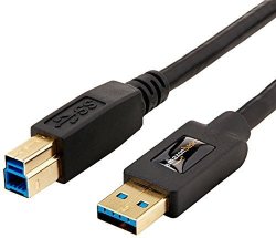 Amazonbasics USB 3.0 Cable - A-male To B-male - 9 Feet 2.7 Meters