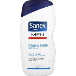 Sanex Men 3 In 1 Shower And Shampoo Gel Dermo Fresh 500ML