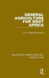 General Agriculture For West Africa Paperback