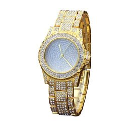 Female Luxury Watches Sinma Fashion Full Diamond Sand Drill Surface Wristwatch Analog Quartz Wrist Watch Gold