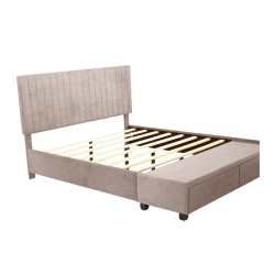 Lorence Queen Bedframe With Storage