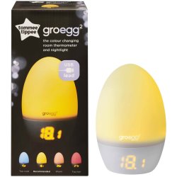 Tommee Tippee Groegg 2 Colour Changing Room Thermometer And Nightlight