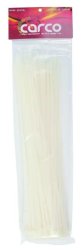 Carco 3.6MM X 300MM White Cable Ties - Pack Of 100