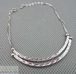 925 Sterling Silver Ring Form Bracelat