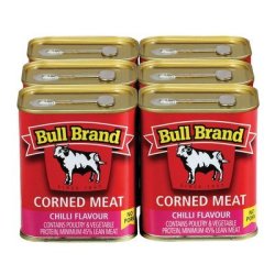 Bull Brand Corned Meat Chilli 300G X 6
