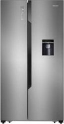 Hisense 512L Side By Side Frost Free Fridge freezer With Water Dispenser Stainless Steel