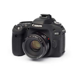 - Canon 80D Dslr - Pro Silicone Case - Black - ECC80DB
