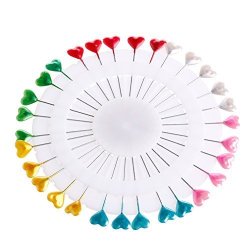 Lays 30PCS Flower Heart Leaf Pearl Head Pins Dressmaking Straight Pins For Diy Sewing Corsage Clothing Love Heart