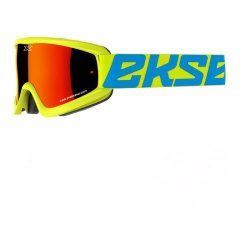 Eks Gox Flat-out Flo Yellow cyan fire Red Goggle