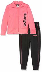 Adidas Kids Linear Tracksuit Running Young Athlete School Sport Girls Gym 140 9-10 Years