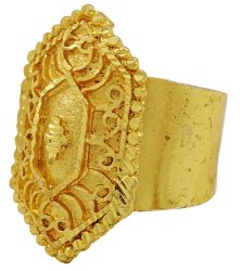 Traditional Indian Gold Plated Women Adjustable Ring Ethnic Bollywood Jewelry IMRB-KR27A