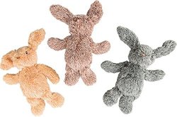 Ethical Pets 13" Assorted Cuddle Bunnies Plush Dog Toy