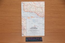 Galactic Vtg Map California National Geographic North & South May 1966 Traders