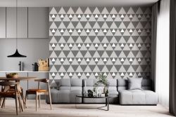 Africa Print Xhosa Inspired Ubuntu Wallpaper Grey