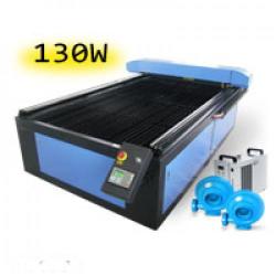 Trucut Standard Range 1300X2500MM Flatbed Type Laser Cutting Engraving Machine 130W Co 2 Laser Tube Complete Package