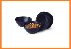 Tupperware Special Edition Bowls 400ML X 4 Only Available In Indigo