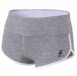 icyzone Workout Shorts for Women - Activewear Exercise Athletic