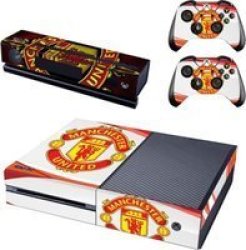 Decal Skin For Xbox One: Manchester United Red + White