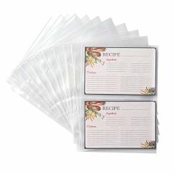 Buy AKSHAYA Recipe Card Dividers Set - 25 Recipe Box dividers 4x6 with Tabs, 16 Labelled and 9 Blank Tabs, Index Card Dividers 4x6