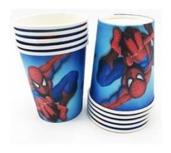 Spiderman Theme Party Decorations Cups