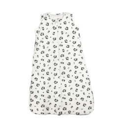 Babes & Kids Little Acorn 100% Cotton Leopard Print Baby Sleeping Bag - 1 Tog - 20-36M