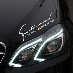 Kaizen Sport Lamp Eyelids Sticker Bumper Sticker Vinyl Sticker For Mercedes Benz C Class S Class C300 W204 C250 C230 E300 E320 And Any