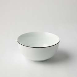 - Premium Porcelain 14CM Cereal Bowl With Black Band