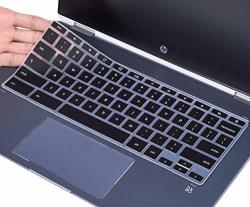 Casebuy Keyboard Cover For Hp 2-IN-1 14" Touch-screen Chromebook Hp Chromebook X360 14-DA 14B-CA Series Hp Chromebook X360 14-INCH Laptop Cover Black
