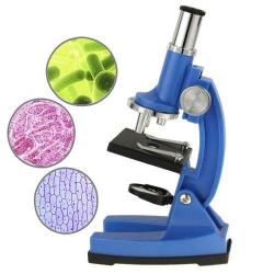 10X-45X Digital Biological Microscope Set For Children Blue