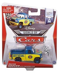 Disney pixar Cars Dexter Hoover With Checkered Flag Diecast Vehicle
