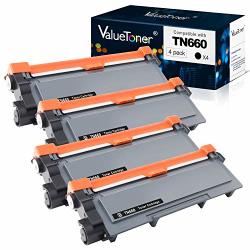 Valuetoner Compatible Toner Cartridge Replacement For Brother TN660 TN-660 TN630 TN-630 High Yield To Use With HL-L2300D HL-L2320D HL-L2340DW HL-L2360DW MFC-L2720DW MFC-L2740DW DCP-L2540DW 4