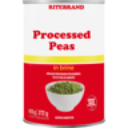 Processed Peas In Brine Can 410G