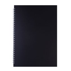 Black Landscape portrait Album Journal - Prime Art