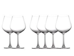 Maxwell & Williams Cosmopolitan Burgundy Wine Glasses 710ml Set Of 6
