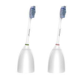 Sonimart Sensitive Premium Replacement Toothbrush Heads For Philips Sonicare E-series HX7052 2 Pack Fits Sonicare Advance Cleancare Elite Essence And Xtreme Philips Brush Handles
