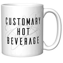 Big Bang Theory "customary Hot Beverage" Sheldon Cooper Coffee Mug