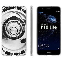 Huawei P10 Lite Tpu Silicone Phone Case Mobiflare Clear Ultraflex Thin Gel Phone Cover - Rotary Love For Huawei P10 Lite 5.2" Screen