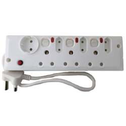 Alphacell Multiplug - 7-WAY With 3 Switches