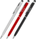 PRO Stylus Pen for Oppo F15 with Ink Compact Form for Touch Screens 3 Pack-Black-Red-Silver Extra Sensitive High Accuracy 