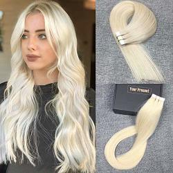 Deals on Reysaina Tape In Human Hair Extensions Platinum Blonde 60 Silky  Straight Remy Human Hair Skin Weft Tape In Extensions 24INCH 50GRAM Per  Package | Compare Prices & Shop Online | PriceCheck